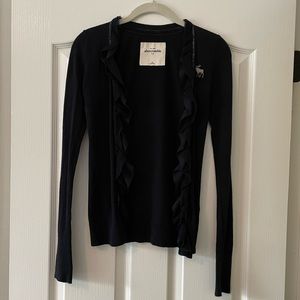 Youth Vintage Abercrombie Ruffle Cardigan